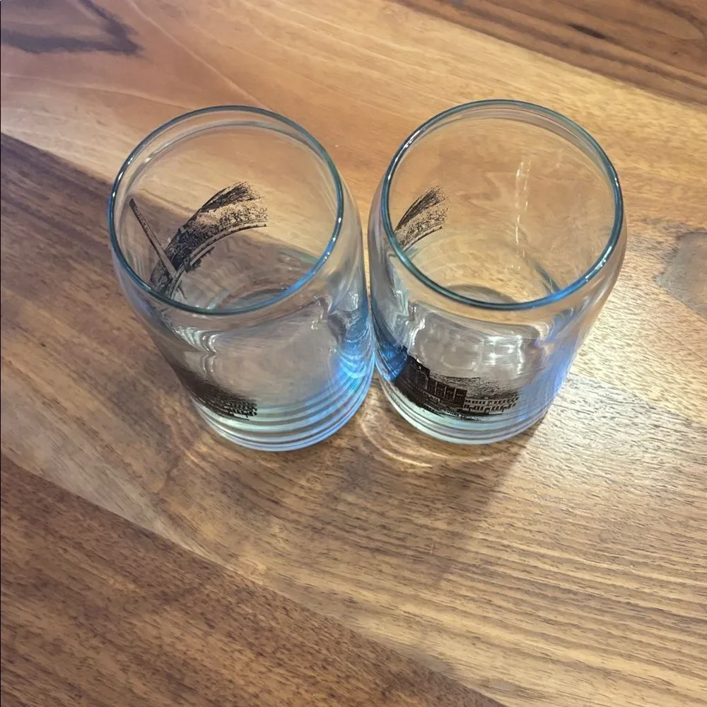 Coors Beer Company Golden Colorado 1873 Pair of Beer Glasses 5.25” Tall 16 ounce